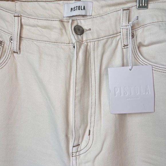Pistola Cassie Super High Rise Straight Crop in Adobo Size 31 - Picture 2 of 14
